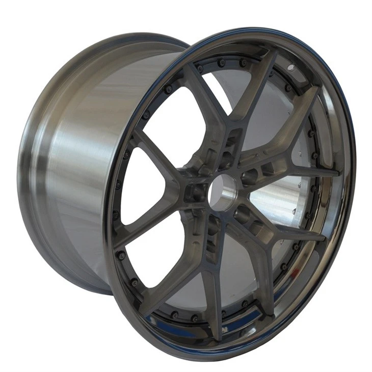 Polished And Brushed 2 Piece Concave Forged Car Wheels