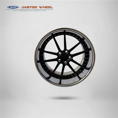 Alloy Wheel China 2 Slice 20inch Black Forged Car Rims