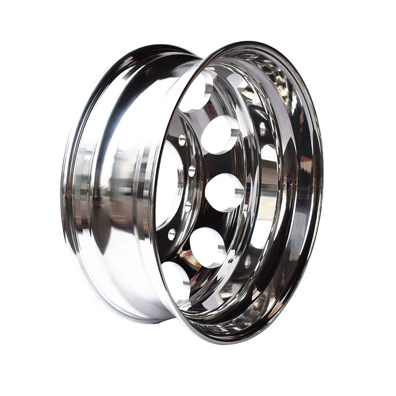 24×8.25 Inch Forged Double Sided Polishing Aluminum Truck Wheels