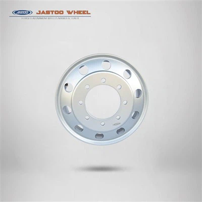 Silver 22.5 * 7.5 pulzier Falsifikati tal-Aluminju Truck Truck Roti